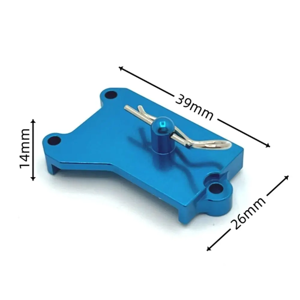PSY 1/16 Servo Mount Durevole RC Accessori Supporto per piastra batteria in lega di alluminio per 16101 16102 16103 16104 16106 16201