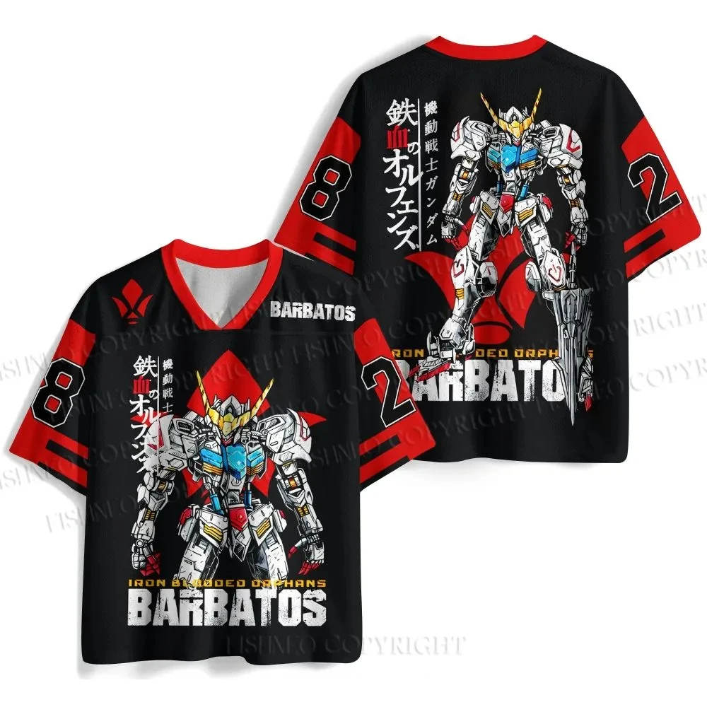 

Bandai "Mobile Suit Gundam: Iron-Blooded Orphans Barbatos Anime Jersey Kids/Adults Are Suitable for Daily and Competition Wear