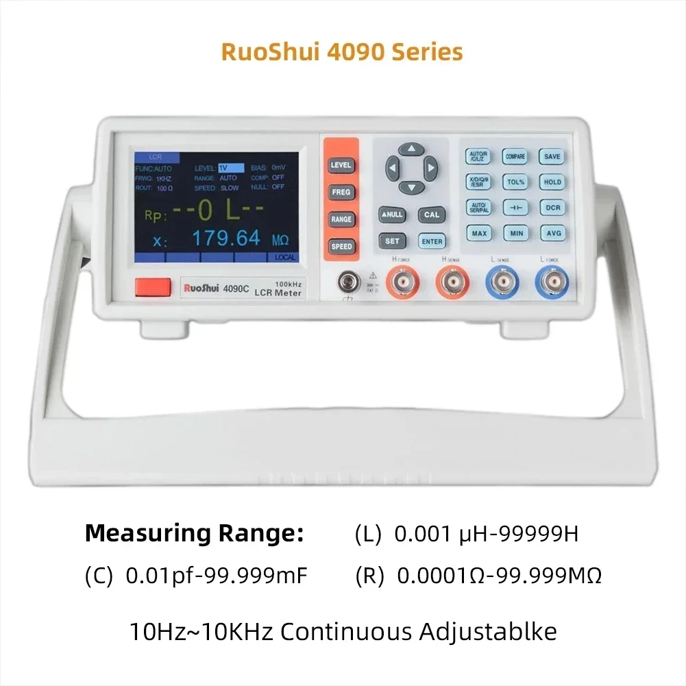 Pulpit RuoShui LCR cyfrowy mostek pojemność rezystancja impedancji indukcyjność miara instrumentu Multimetro Lcr