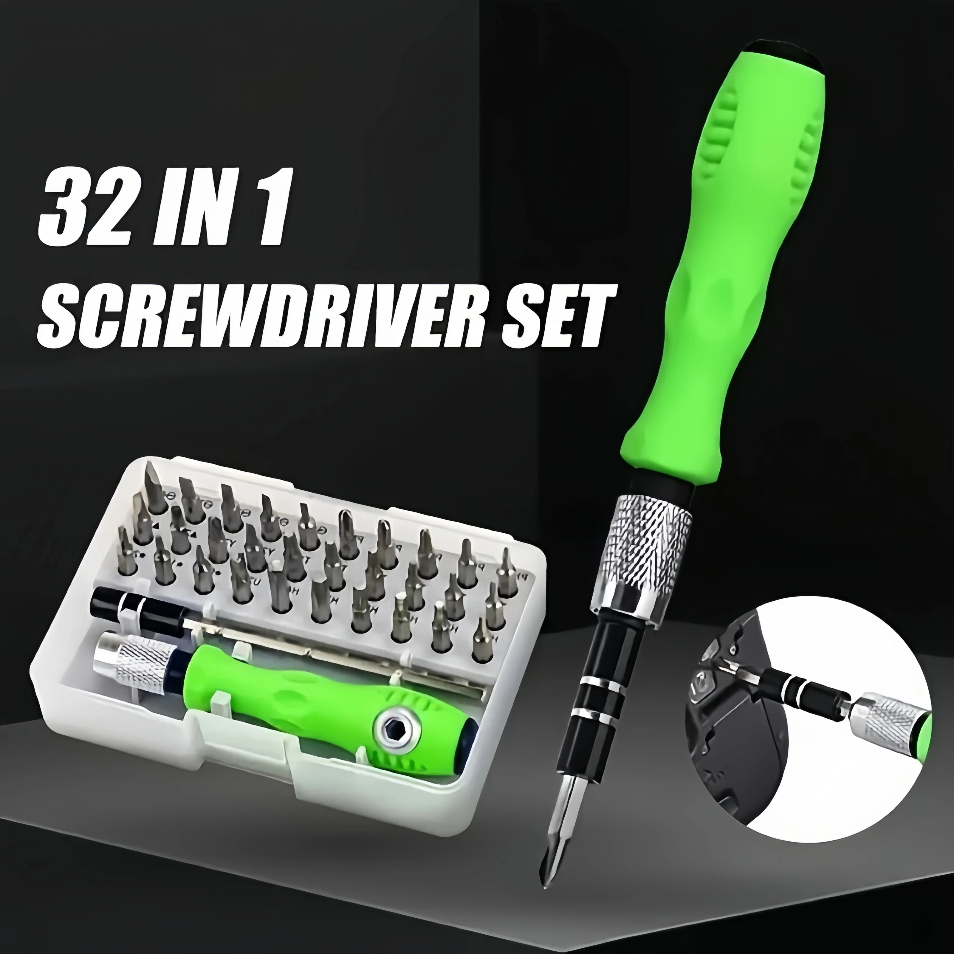 32 In 1 Precision Screwdriver Set, Multi-function Screwdriver Maintenance Kit, Mini Magnetic Bits Kit, Phone Laptop Mobile Maint