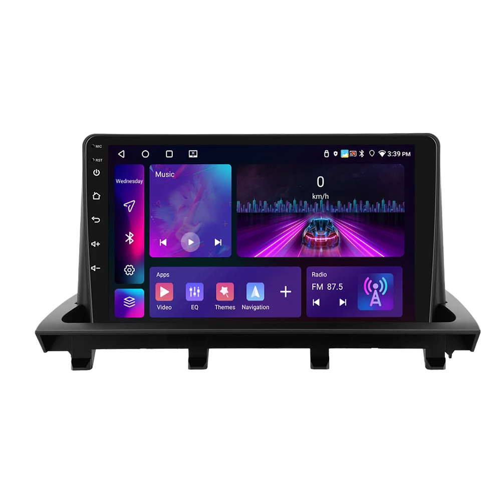 Podofo 9“ Carplay Autoradio für MAZDA 2/Demio 2002-2007 Intelligentes Autoradio Android Auto GPS-Navigation KI-Sprachsteuerung WIFI 16G FM RDS Mirrorlink Geteilter Bildschirm