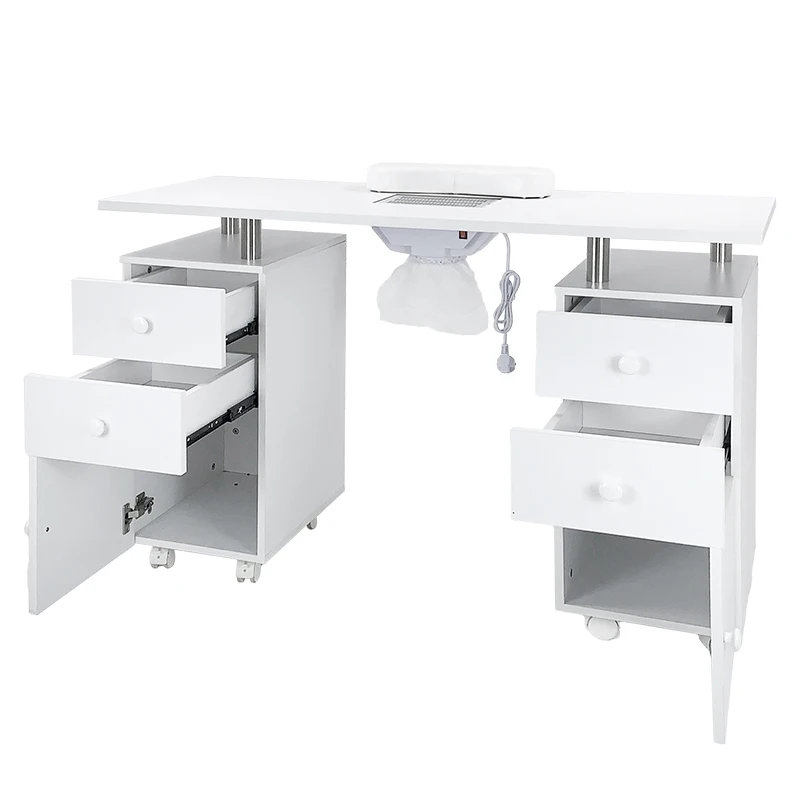 Wholesale Professional Nail Table Multi-Functional Beauty Salon Furniture Manicure Table Desk Mesas De Manicure Tables With Fan