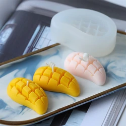 Silicone Fondant Molds Exquisite Mango-Shape DIY Handmade DIY Candle Resin Crafts Cake Decorating Tools for Kitchen