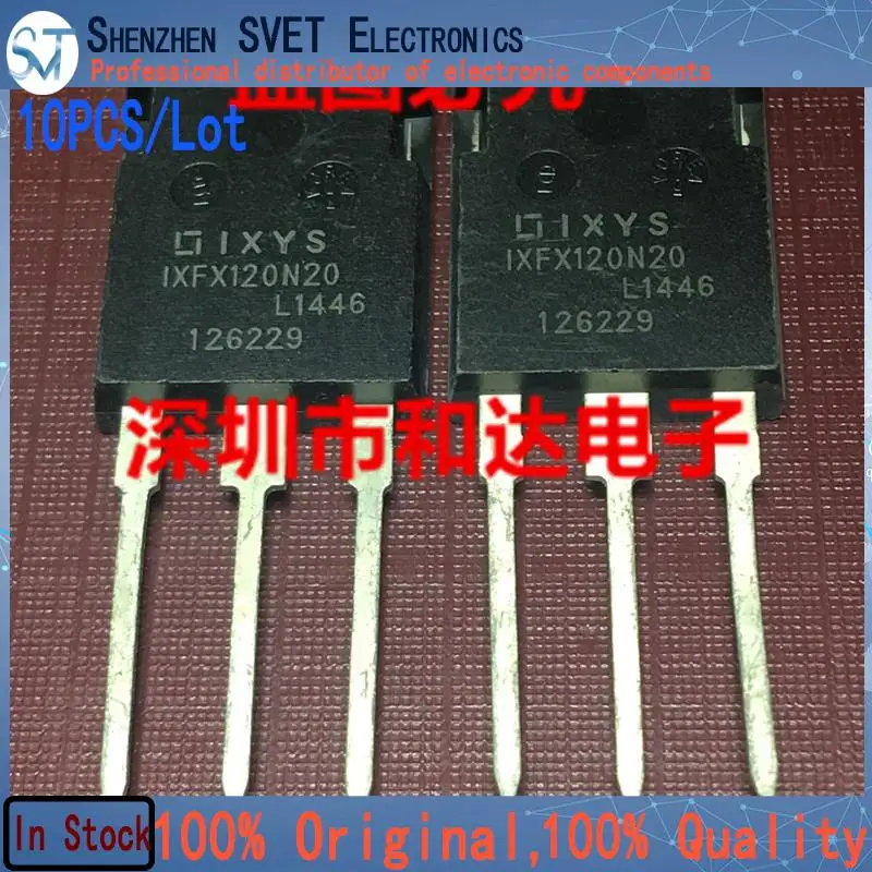 

10PCS/Lot IXFX120N20 MOS TO-247 200V 120A Imported Original In Stock