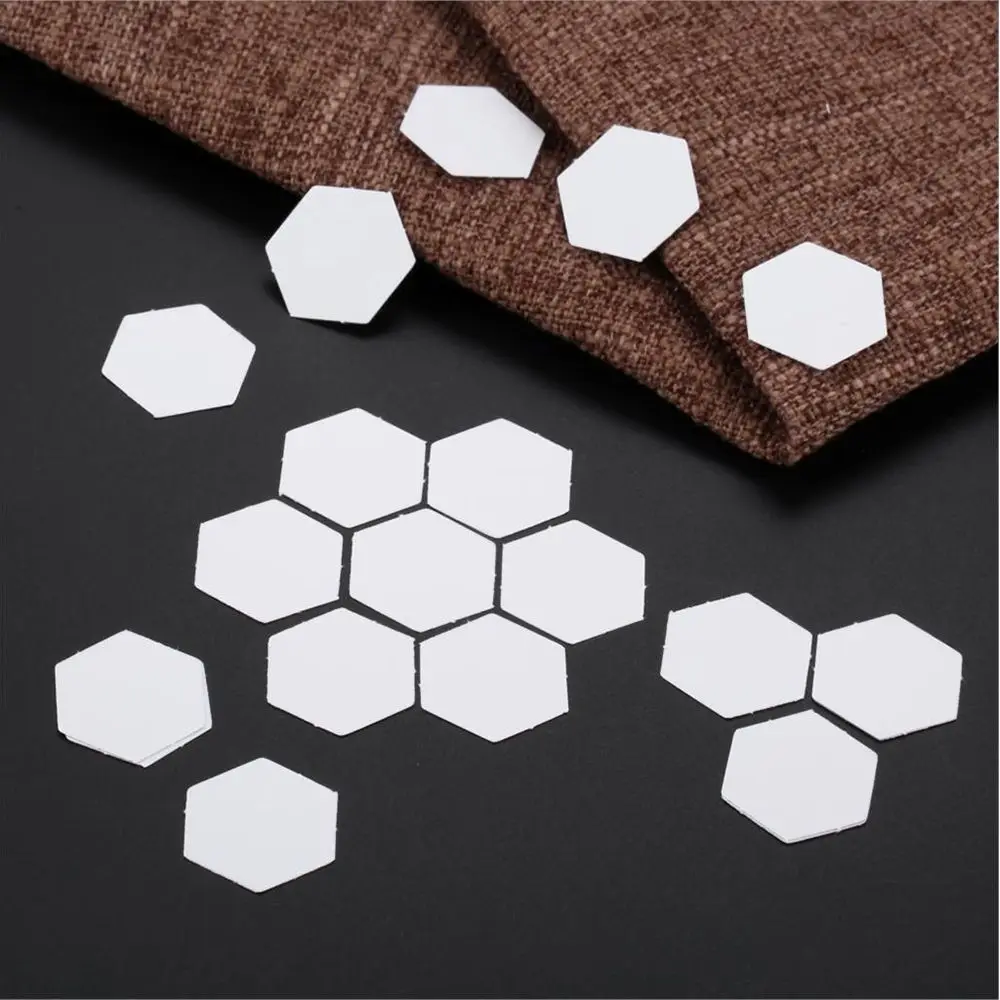 100Pcs DIY Handmade Hexagon Templates for Patchwork Paper Quilting Sewing Craft Sweaters Garment Fabric Sewing Accessory