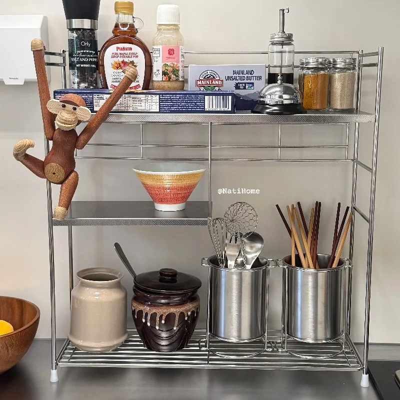 Stainless Steel Chopstick Holder with Drain Holes Kitchen Utensil Drainer Storage Tube Knife/Fork Organizer Cutlery Drying Rack 2