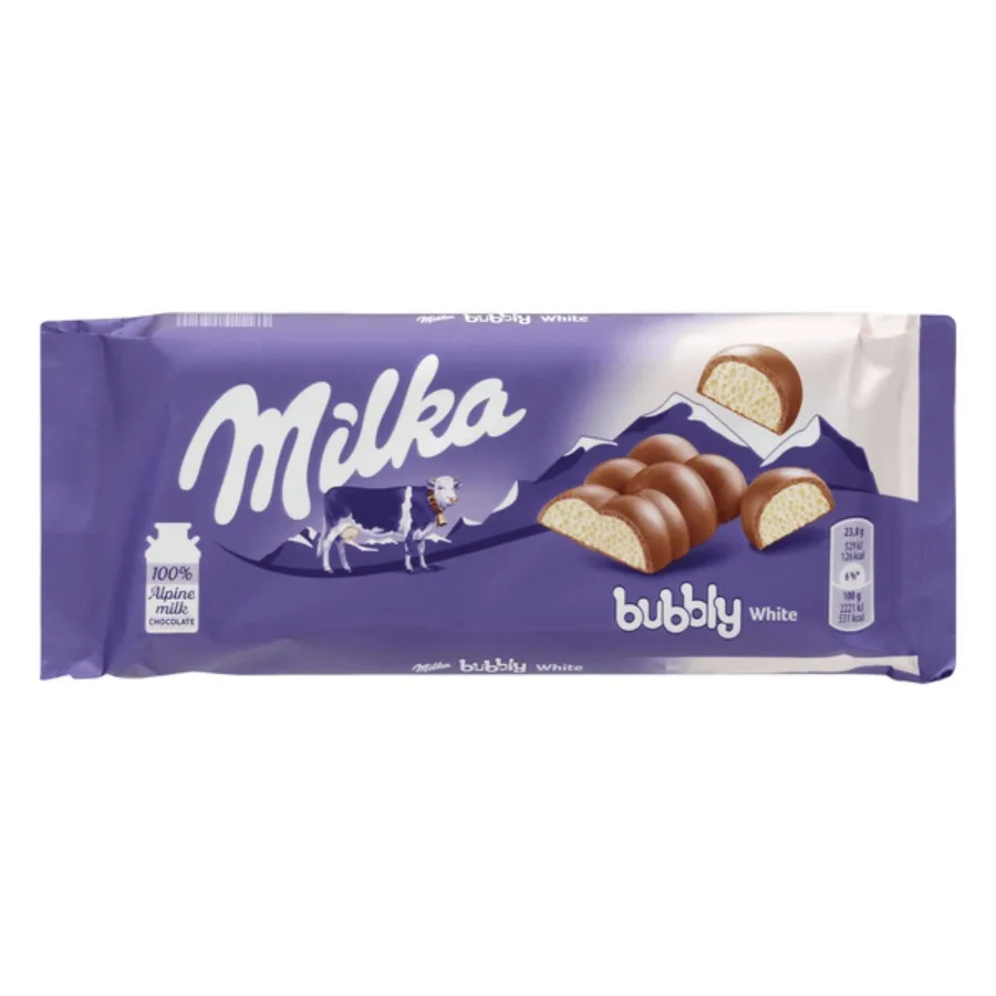 

Milka Chocolate Bubbly White 3,35 унции
