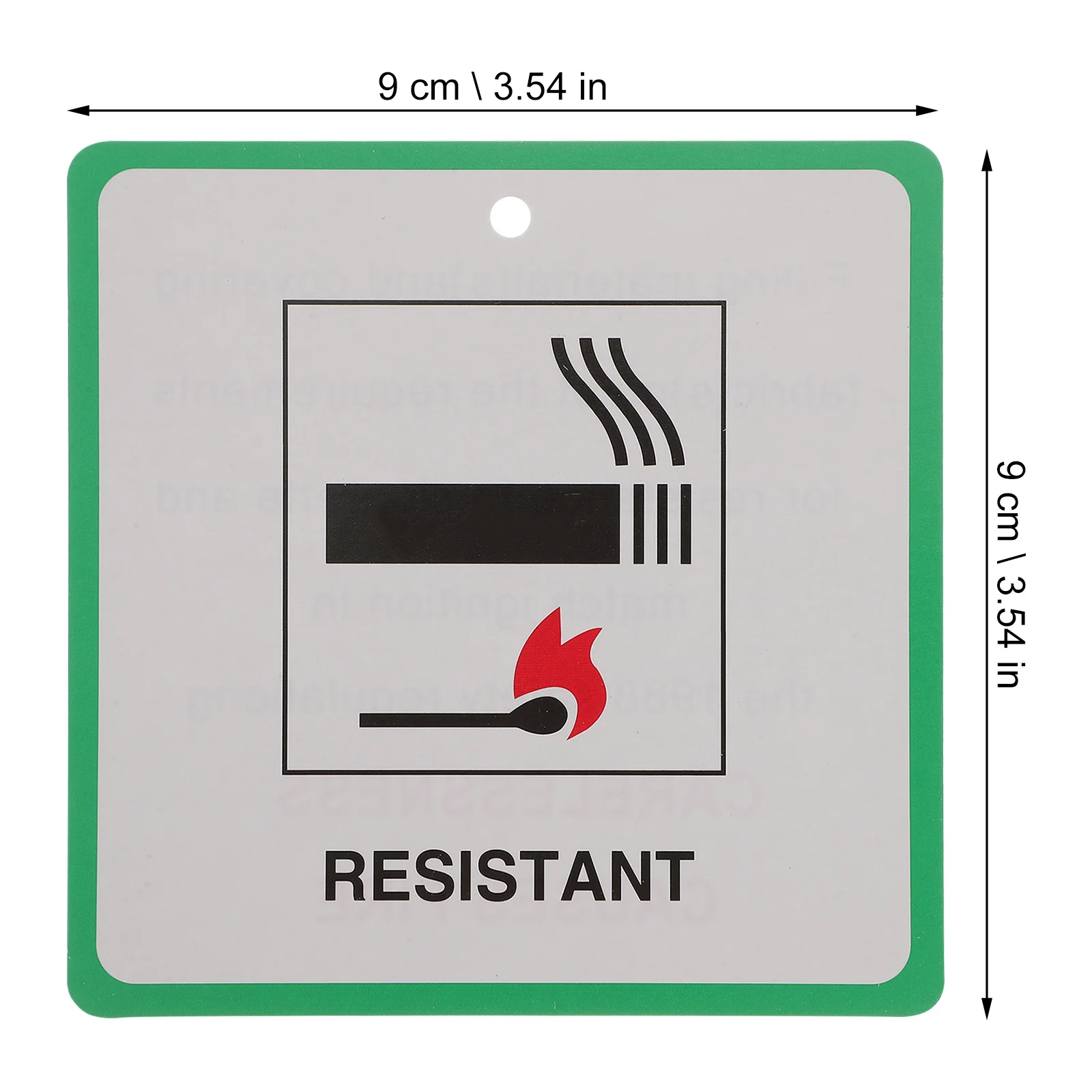 50 шт. предупреждающие этикетки пожарной безопасности, бумага с покрытием, прочная для мебели, стульев, сидений, предупреждающие этикетки безопасности для мебели