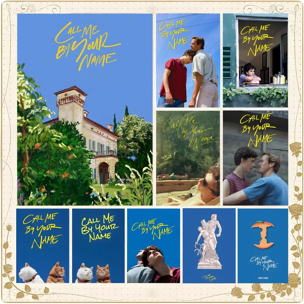 Tender Summery Movie C-Call Me By Your Name Poster Framed Wall Art Painting for Living Room Interior Decor and Gift Options