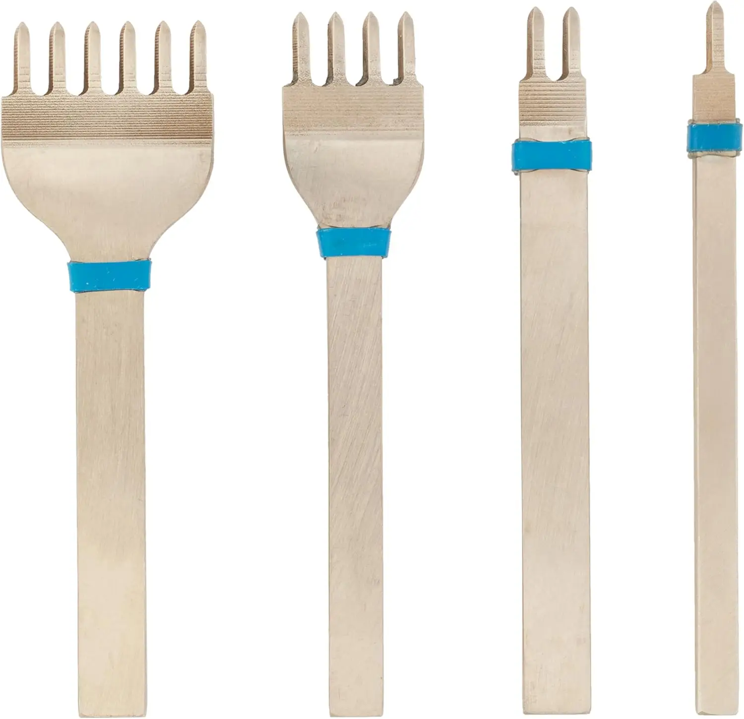 

Diamond Leather Stitching Chisel Set, 5mm Hole Punch Tools for Hand Sewing and Saddle Stitching