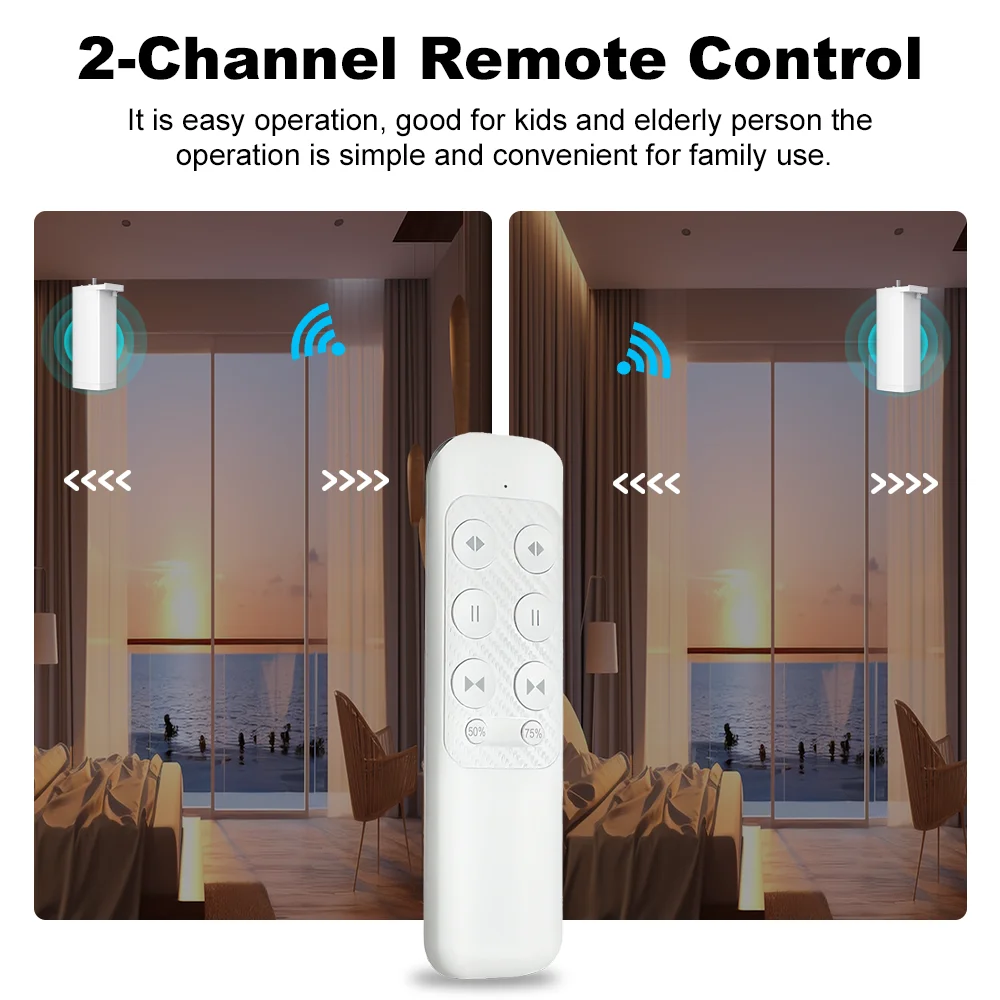 Smart Life Tuya Zigbee/WIFI Electric Curtain Motor Automatic Intelligent Support Voice Control Tools Alexa Google Assistant 15CM