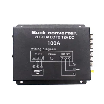 ใหม่ 100A DC 24V ถึง 12V รถ Po...