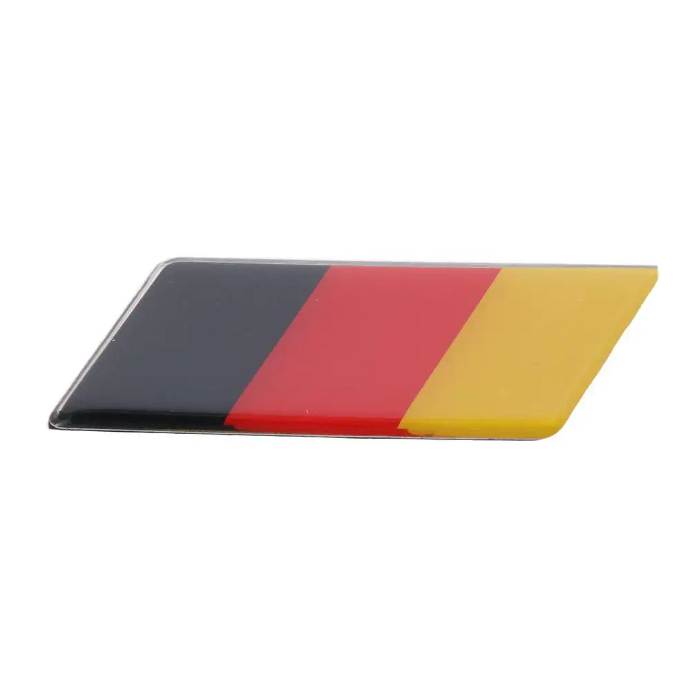 

Crystal Drop Glue Aluminum Alloy Sticker Germany Flag Car Emblem Badge Metal Buckle 6.5*3.5cm Car Sticker Germany