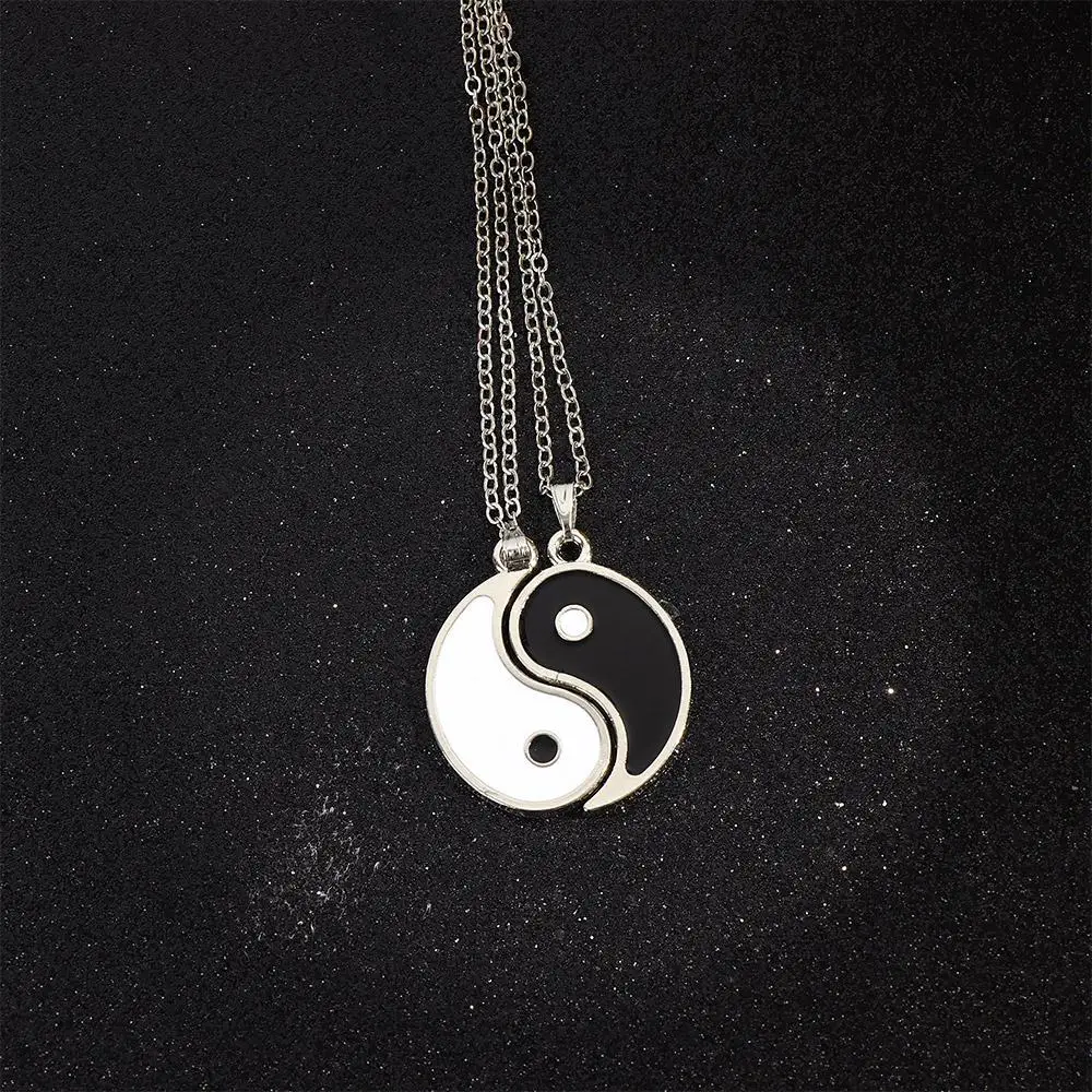 Vintage New Women Yin Yang Mystical Gold Pendant Jewelry Necklaces Clavicle Chain