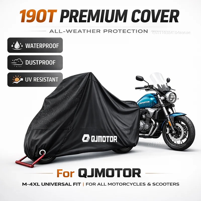

For QJMOTOR SRT SRV SRK 300 350 400 500 700 800 RR S SX SVT 800X 800SX 190T Motorcycle Cover Waterproof Dustproof UV Protection