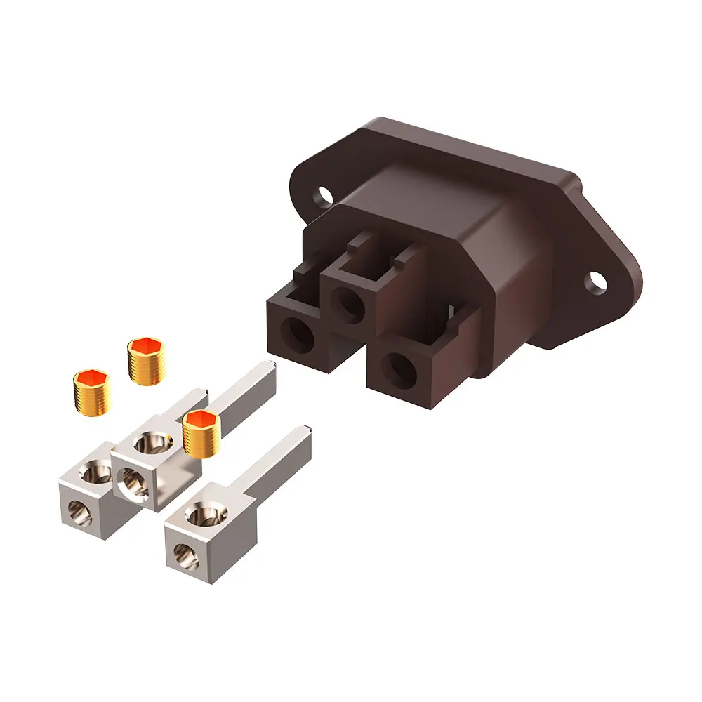 Monosaudio IC72 Stromstecker AC-Steckeradapter Elektrisches Netzkabel Einlassbuchse Anschluss Rhodium-Gold-Beschichtet – Detail 15