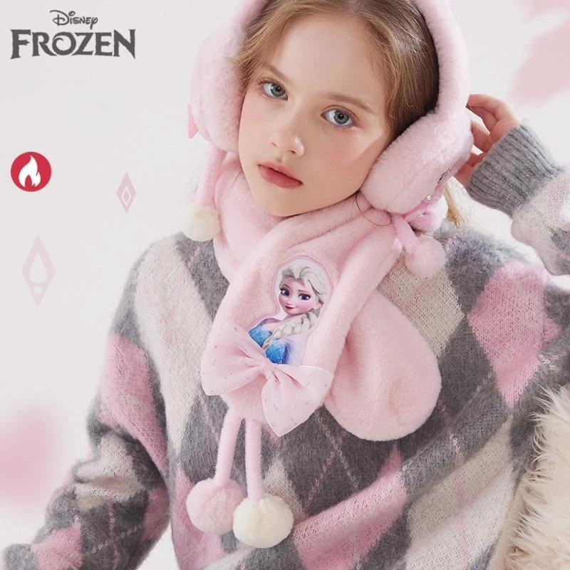 Miniso Disney children's earmuff scarf in winter warm plush ear warm girls earmuff ear cover ear bag baby winter