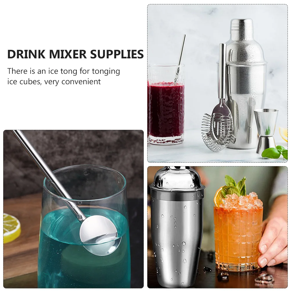 

Stainless Measuring Jigger Bartender Set Cocktail Accessories Professional Strainer Drink Mixer Bar Tools Modern Design