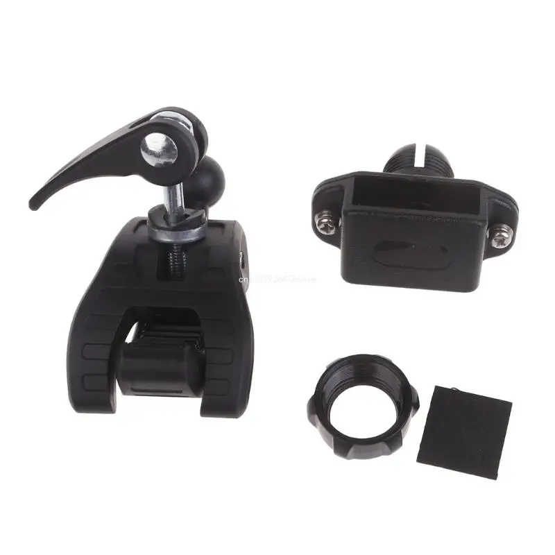 Walkie Talkie Mount Motorcycle Scooter Handlebar Holder Clamp for Two Way Radio Dropship