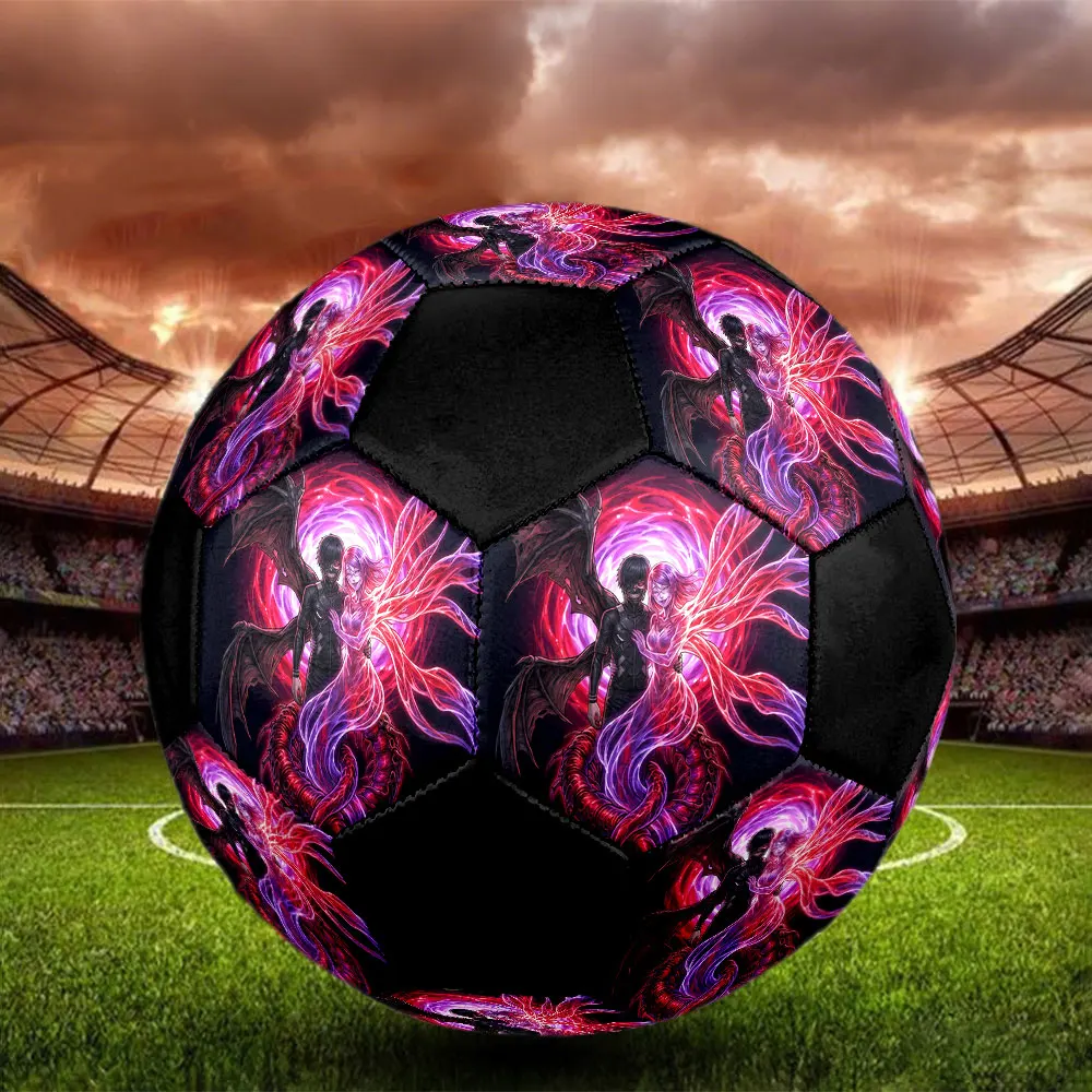 1PC Tokyo Ghoul Football Soccer Ball Size 5 Game Ball Colorful Team Training Festival Present HE114
