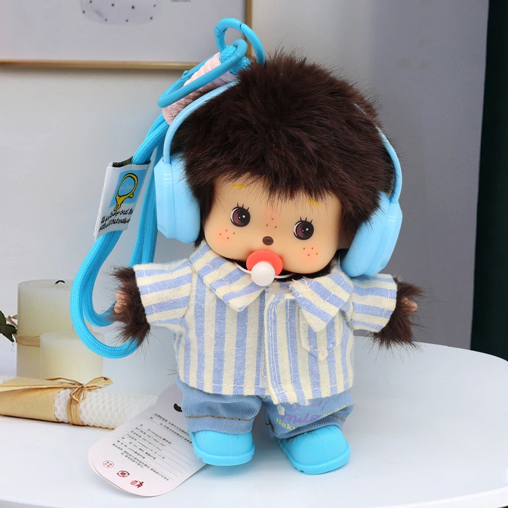 حقيبة قلادة دمى Chhichi الأصلية وملابس الأطفال مجموعة كاملة من أكياس قطيفة حلي معلقة دمية حبل اليد Bffs هدية دمية اللثة