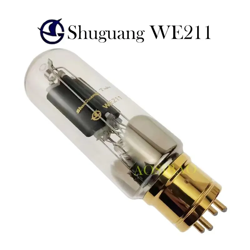 SHUGUANG WE211 211 สูญญากาศวาล์วเสียงแทนที่ A211 KR211 211T 211DG 211 หลอดอิเล็กทรอนิกส์สําหรับเครื่องขยายเสียง Precision Match