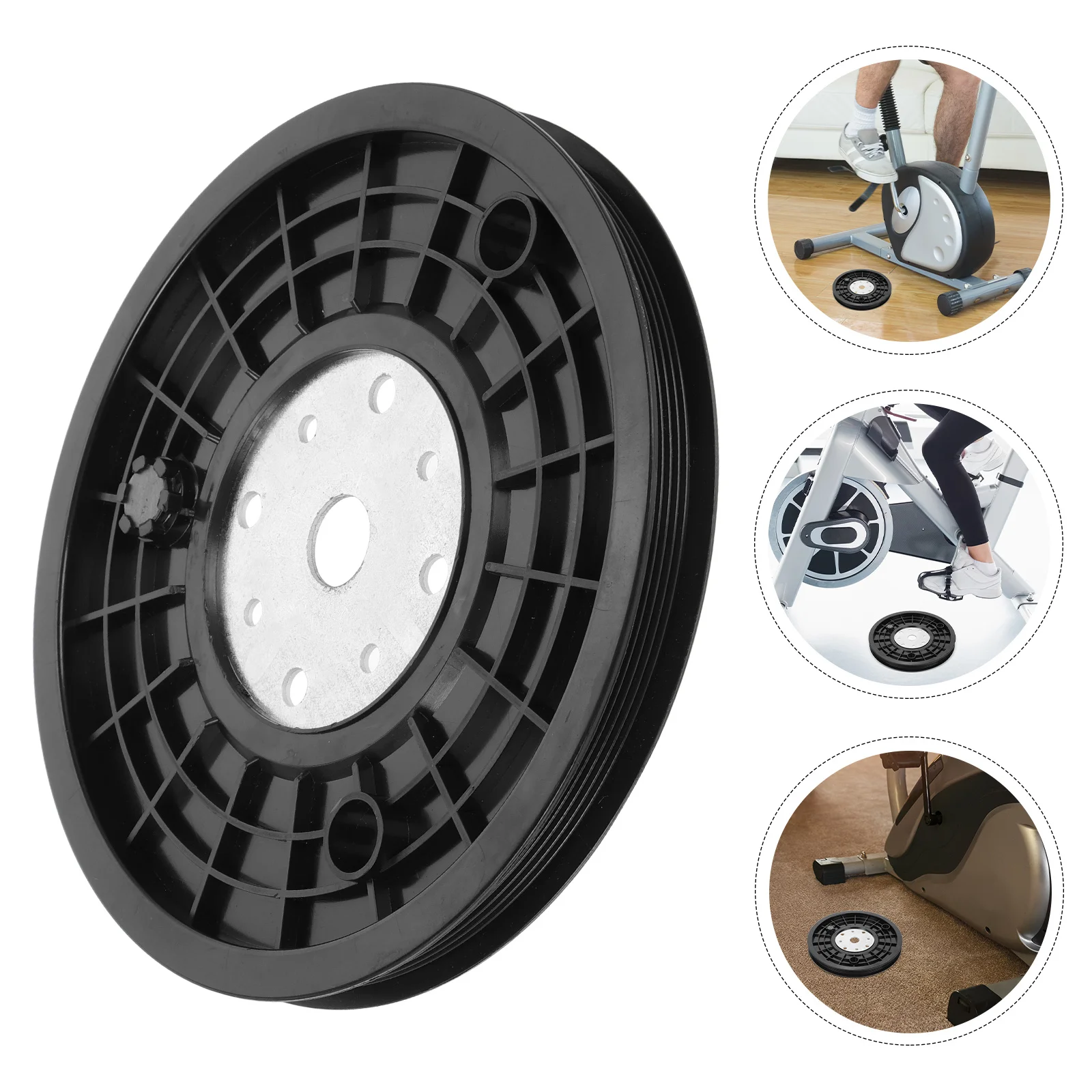 

Belt Drive Disc for Indoor Cycling Bike Parts Smooth Transmission Fitness Equipment Replacement Compatible with Exercise Cycle