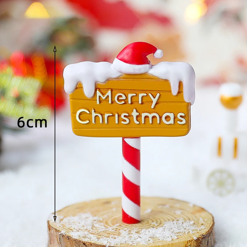 Neue Cupcake-Dekoration für Weihnachtskuchen, weicher Gummi-Weihnachtsbaum, Weihnachtsmann, Schneemann für Neujahr 2025, Weihnachts-Kuchenaufsatz – Detail 35