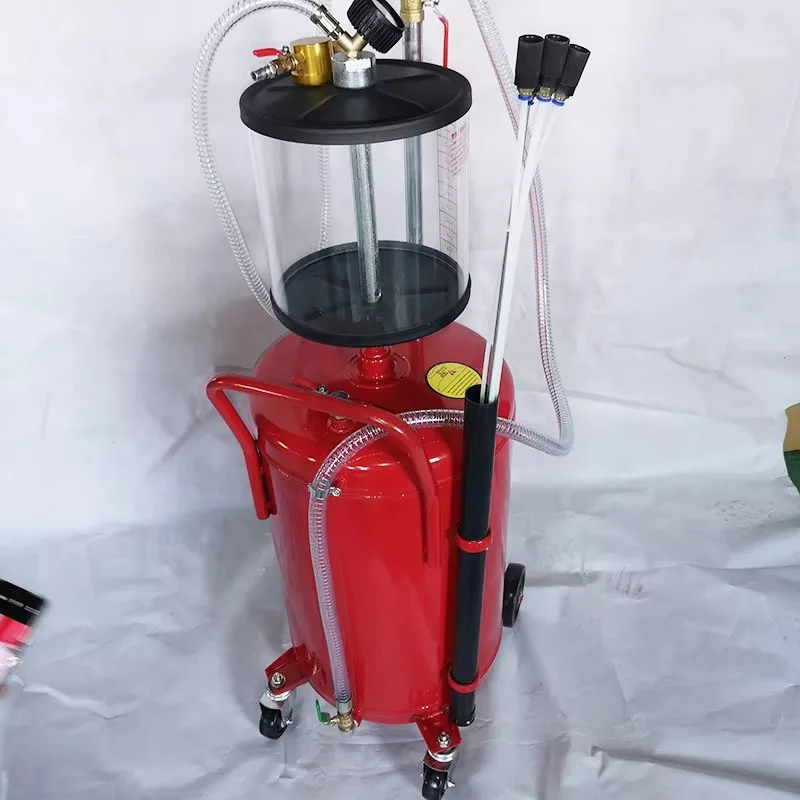 

Auto oil recovery bucket oil changer Auto repair tool Pneumatic puing unit Repair waste oil collector