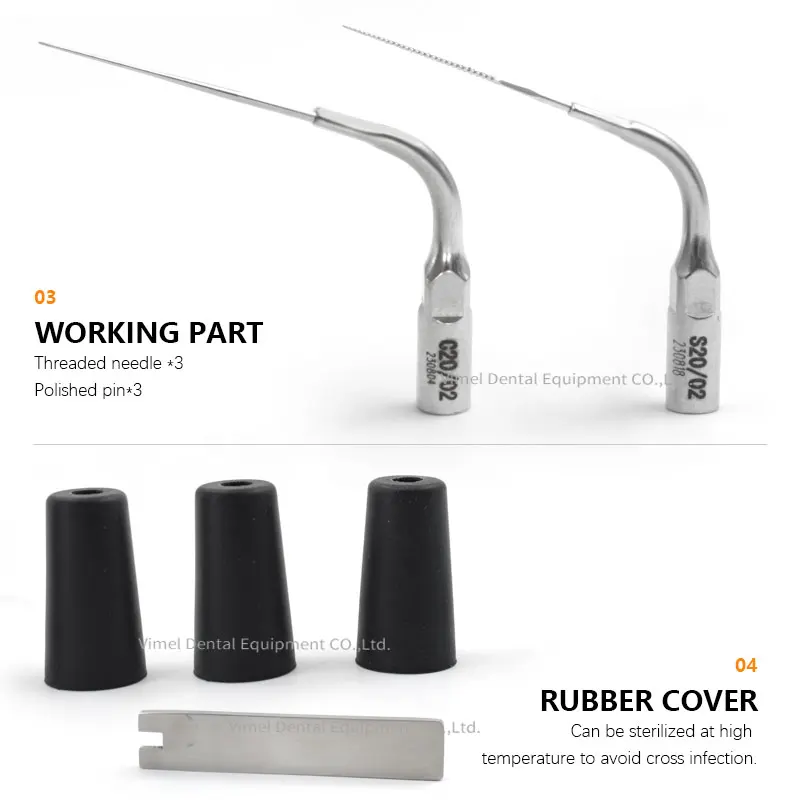 

Dental Endo Ultra Activator Cordless Ultrasonic Handpiece Endodontic Irrigator with Tips Root Canal Dentistry