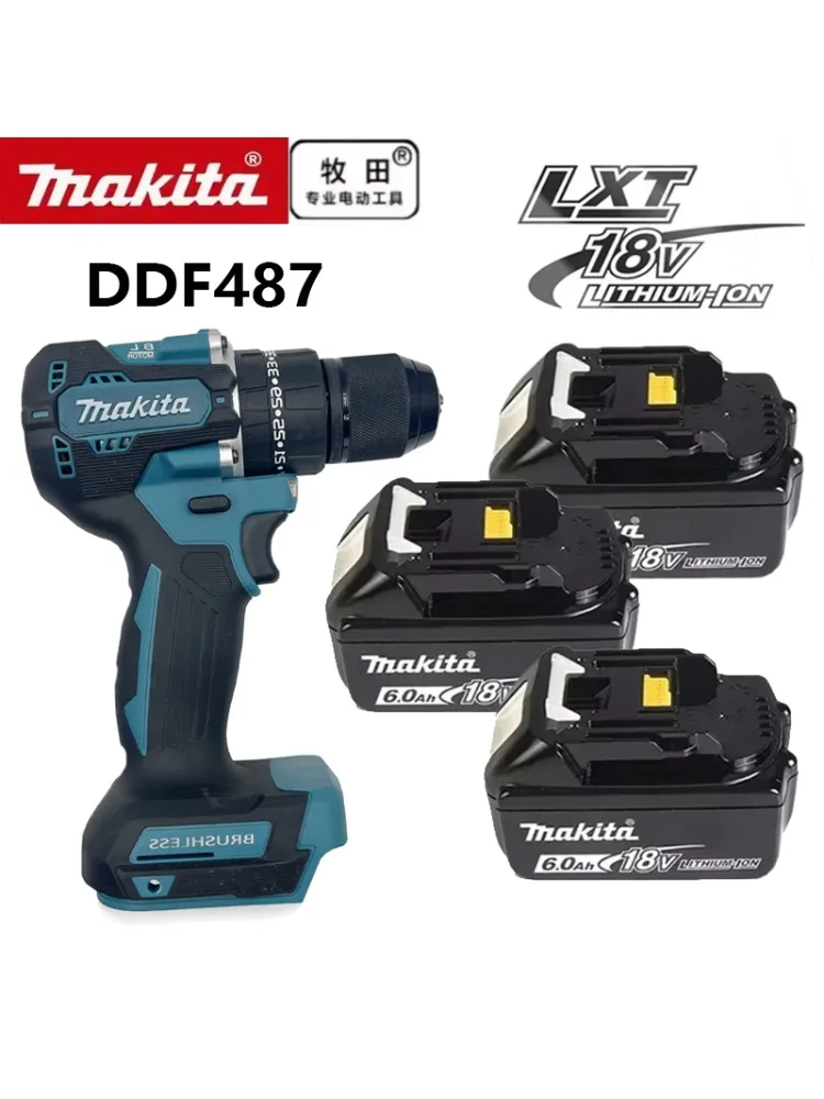 Makita 18V accu voor Makita 18V elektrische gereedschappen De DDF487 18V Makita BL1860B oplaadbare accu kan BL1850B LXT400 vervangen - afbeelding 2