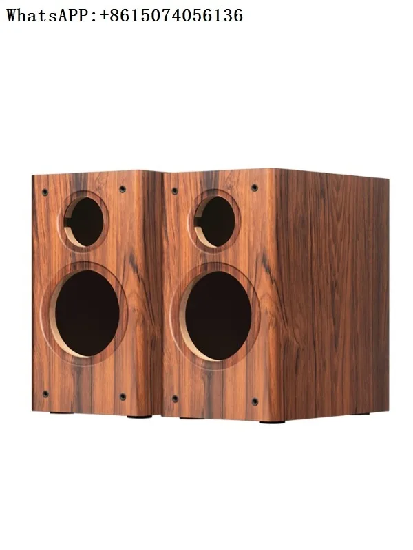 

Deyimei 6.5-inch bookshelf speaker, empty box body, two division frequency DIY Huiwei passive sound, wooden empty box body shell