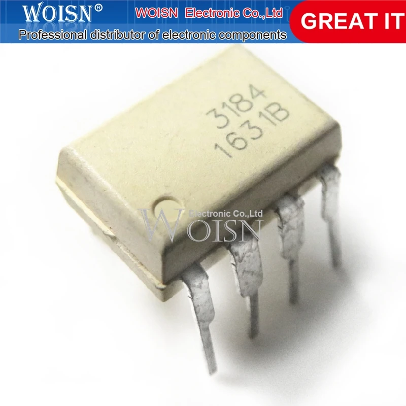 FOD3184 3184 DIP-8, 10 Pièces/Lot