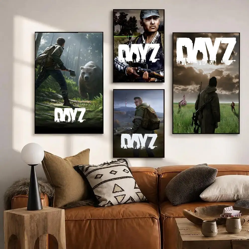 Video Game D-DayZ Poster Modern And Elegant Wall Stickers For Home Decor Living Room Dormitory Wall Art