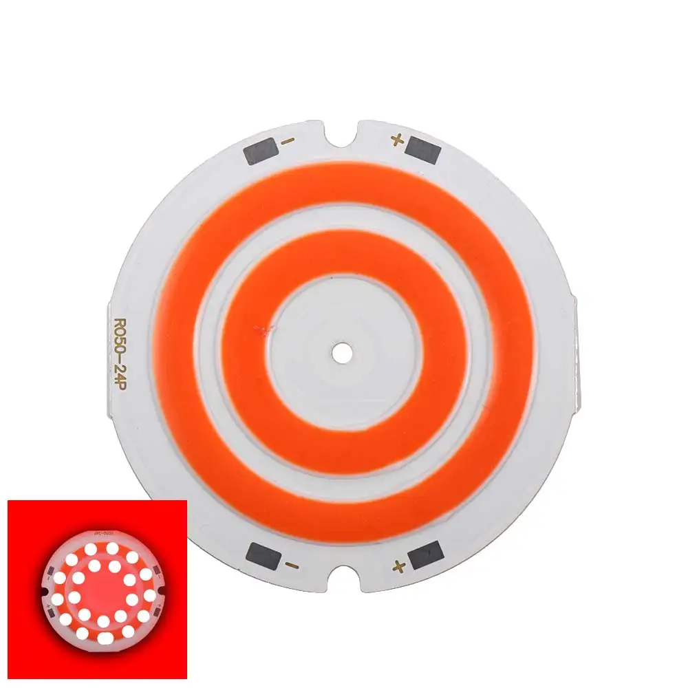 

50mm Dia DC 3V 4V Round Circular LED Double Ring COB DIY Lamp Lighting Components COB Chip Light Plate COB Lighting