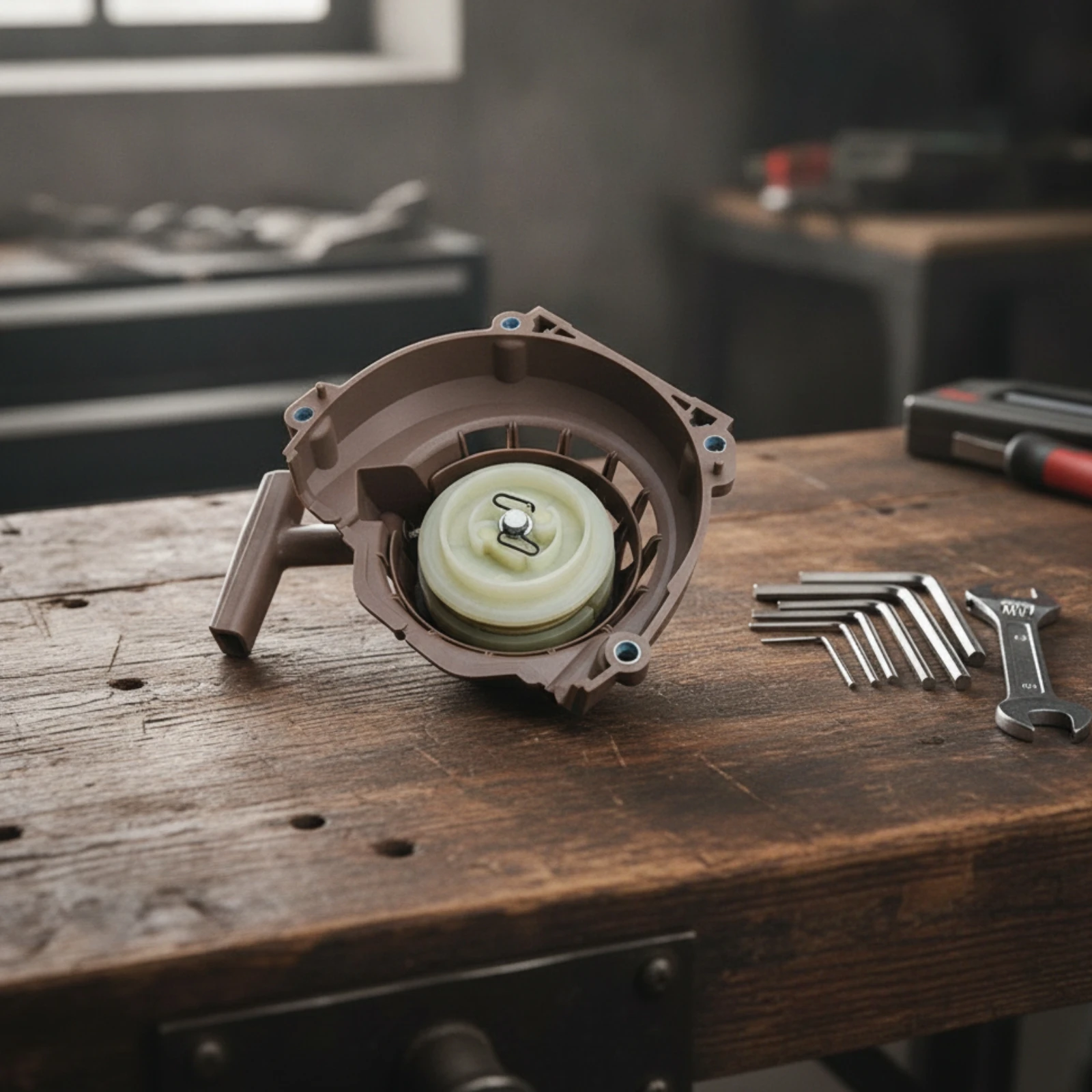 Recoil Starter Assembly Smooth Rewind Starter Parts Strong for Mechanics, Ground Auger, Cultivator