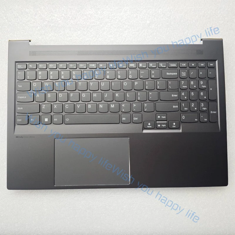 N... 5CB1J38435 New Palmrest Upper Case US Backlit KB For Yoga Slim 7 Pro 16ARH7 82UW