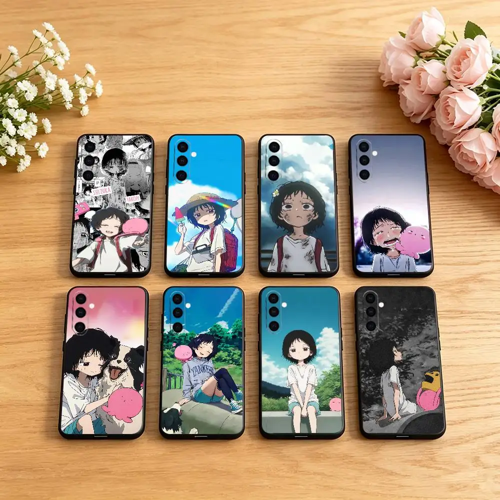 T-Takopii no Genzai Takopi Phone Case For Samsung Galaxy A73,A72,A71,A70,A53,A52,A51,Others Soft Black Cover