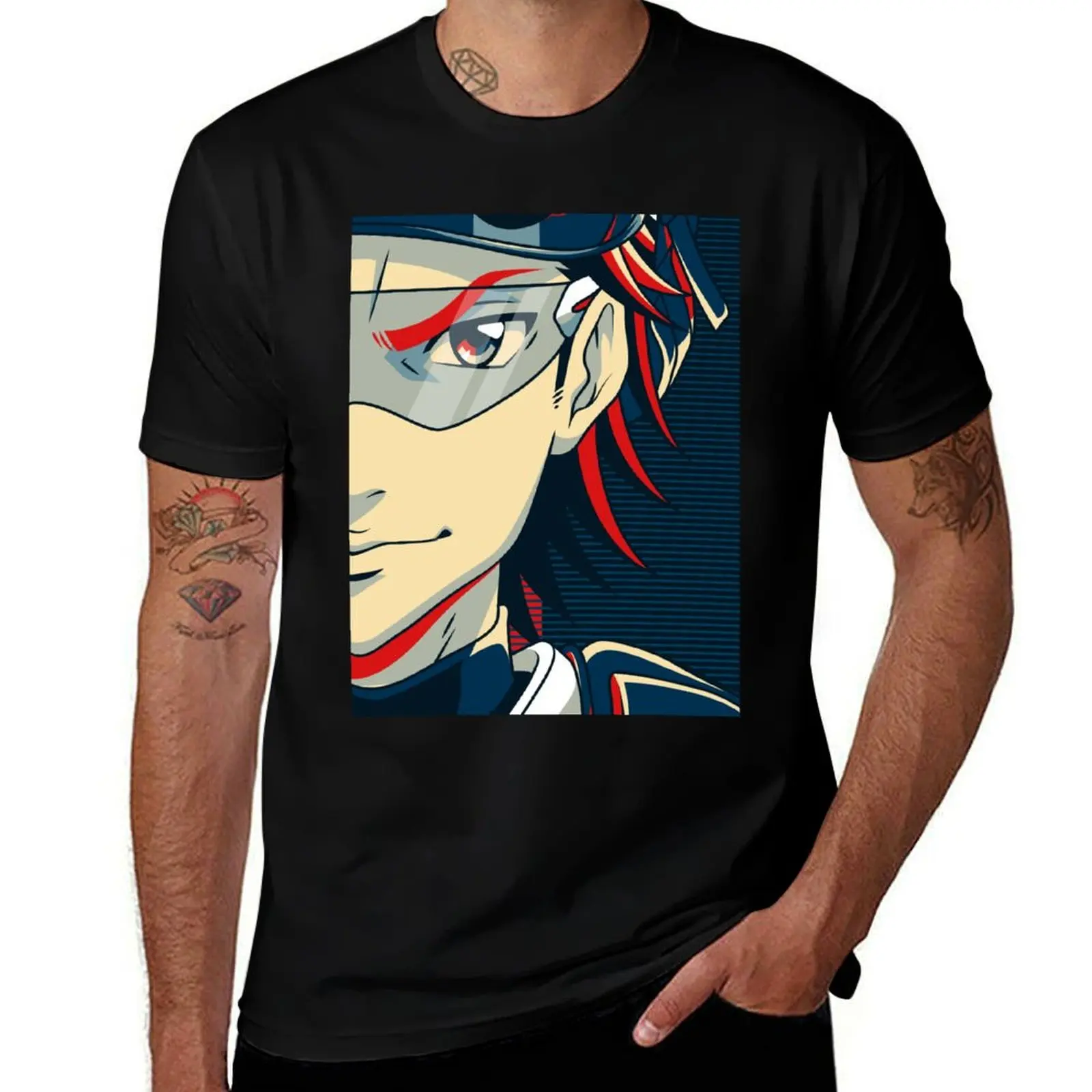 

t man funny shirts t T-Shirt Kazuya man Diamond Ace: Miyuki shirt summer Catcher t shirt man cotton no