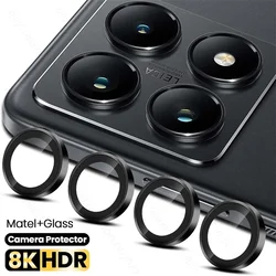 Aluminum Alloy Camera Protector Case for Xiaomi 14T 13T Pro Poco F6 X6 Pro Metal Ring Lens Glass Case