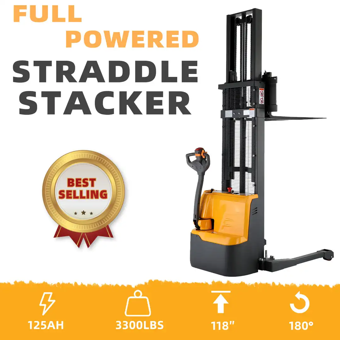 Stand on Driving 1.5ton 2 Ton 3m Fully Automatic Electric Forklifts view 6