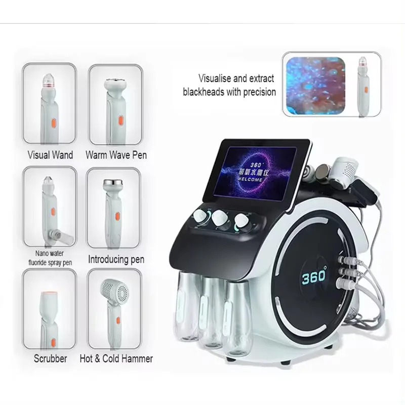 Professional Hydra Moisturizer Ice Water Device Skin Care Anti Wrinkle Face Lifting Machine Beauty Face Cleaning Equipments