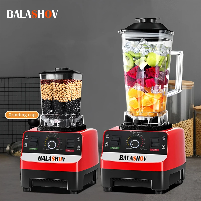 2000W Heavy Duty Commercial Blender Stationary Mixer Food Processor Ice Smoothies for Kitchen High Power Juicer Blender BPA Free