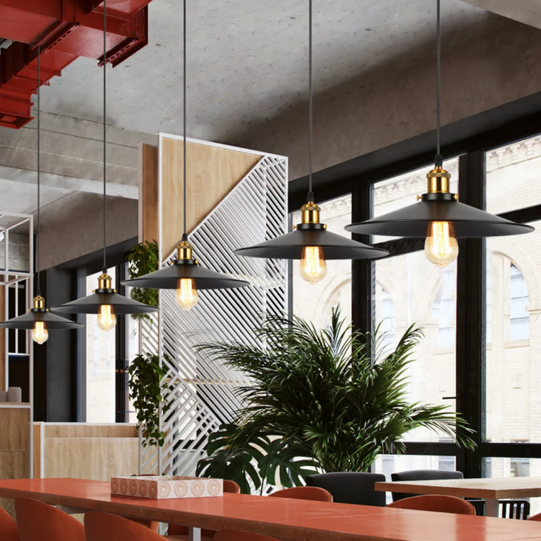 Loft Industrial Pendant Lamp American Vintage Retro Country Hanging Light Home Decoration Lighting Fixture for Dinning Room