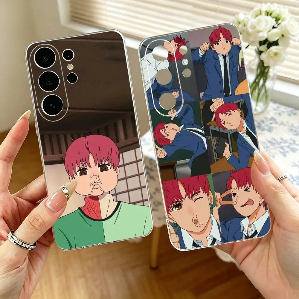 Dan da dan Jiji  Phone Case Transparent Silicone Soft For Samsung S25,S24,S21,S22,S23,S30,Ultra,S20,Plus,Fe