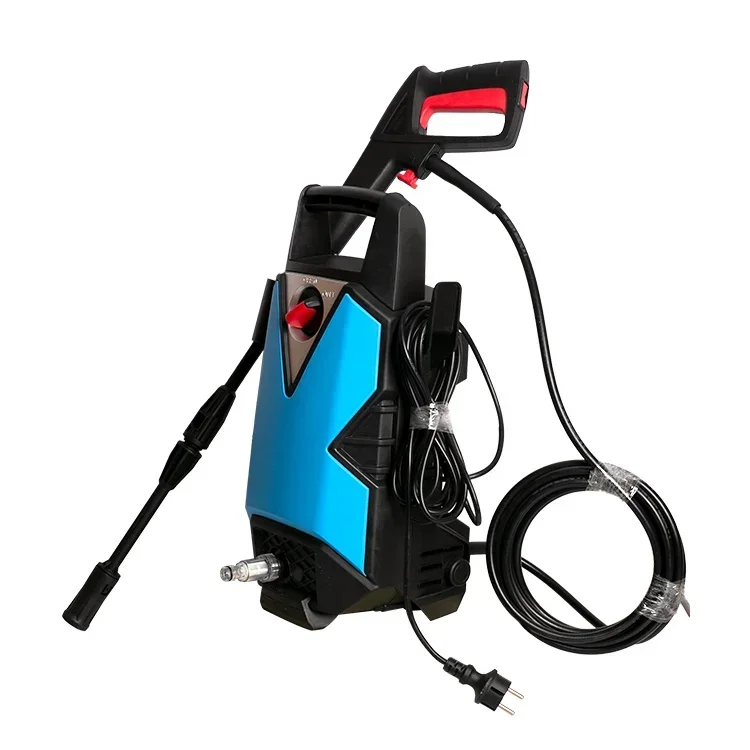 High Quality Car Washing Machine 100 Bar Cold Water Jet Cleaner 1400W Motor Long Handle High Pressure Washer