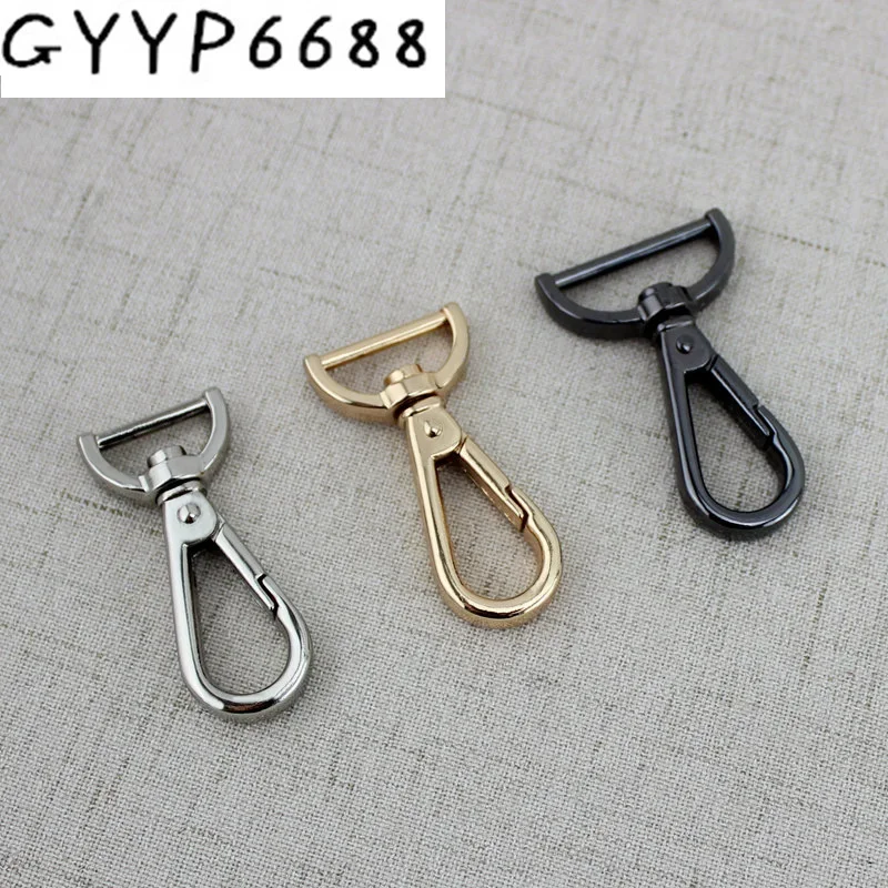 

30pcs 16mm 19mm 25mm High quality Metal Swivel Trigger Lobster Clasp Snap Hook for bag Chain Ring Paracord Lanyard DIY Craft
