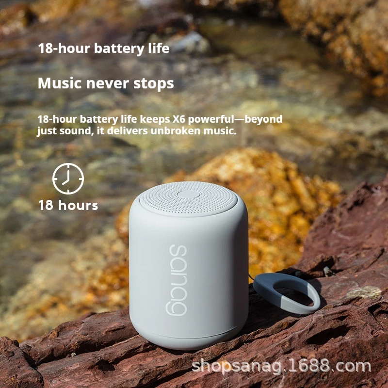 Sanag Bluetooth Speaker - Compact Portability, Deep Bass Mini Powerhouse, Wireless Desktop Mini Speaker For Pc (Model X6s)