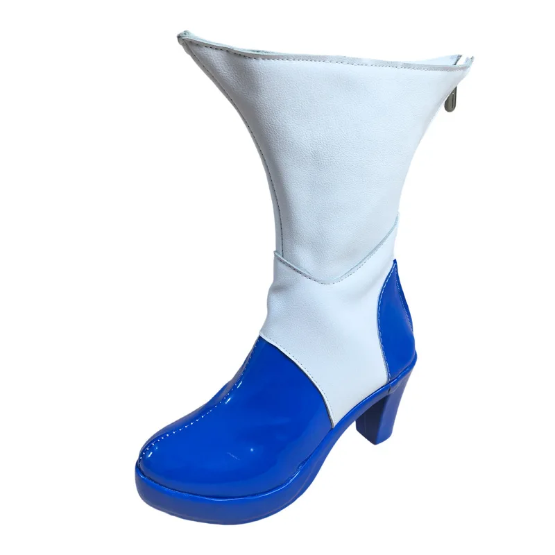 Buty Cosplay Yu Snow, Buty PU na Zamówienie, Buty do Odgrywania Ról, Rekwizyty na Halloween, Karnawał, Imprezę