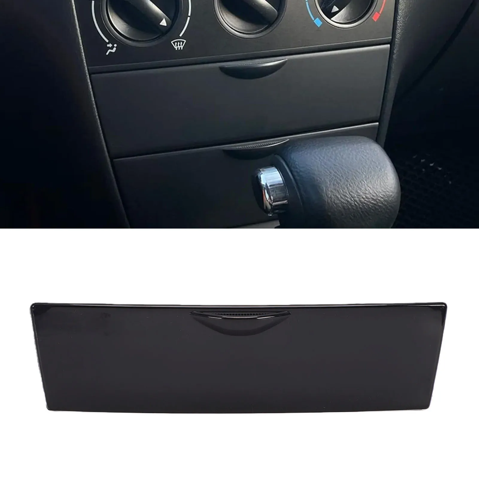 Car Front Center Console Storage Box Panel Cover for Toyota Corolla 2003-2008 Instrument Panel Dash Center Bezel Lower Plate